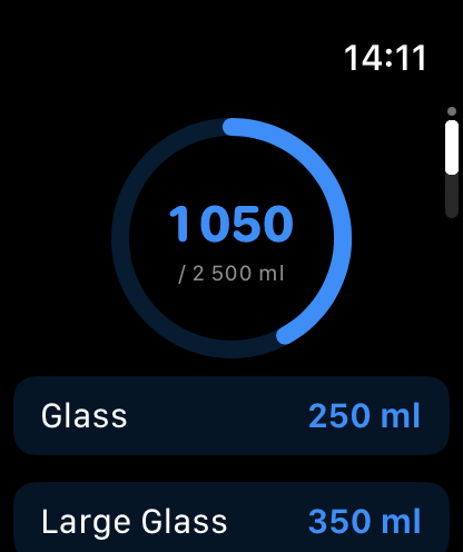 Apple Watch hydration tracking
